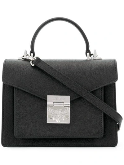 Mcm Eagle Mini Bag In Black
