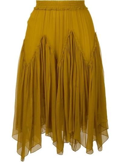 Chloé Smocked Skirt