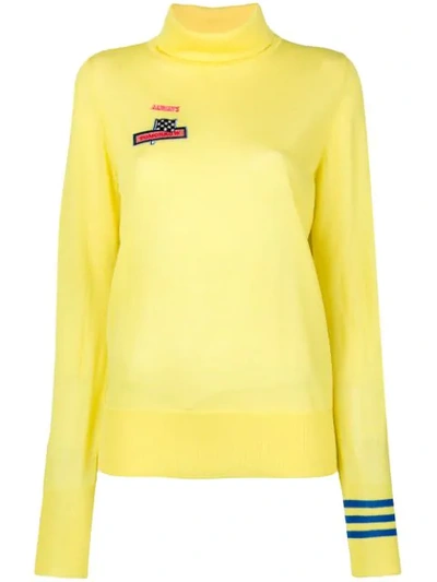 Mira Mikati Turtleneck Sweater - Yellow
