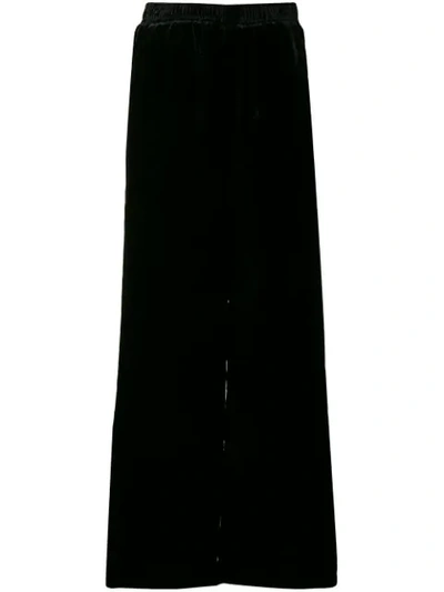 Gold Hawk Wide Leg Trousers In Black