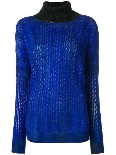 Avant Toi Turtleneck Sweater - Blue