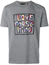 Love Moschino Logo T In Grey