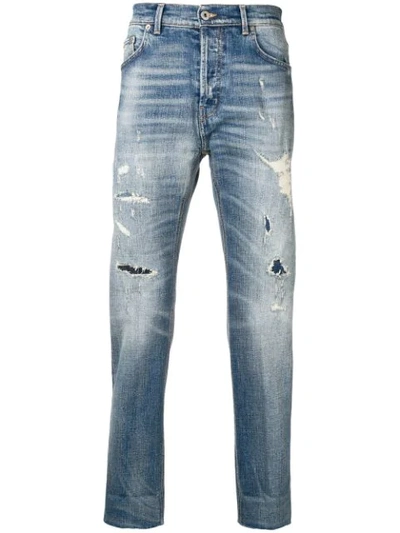 Dondup Stonewashed Jeans - Blue In Stone Washed