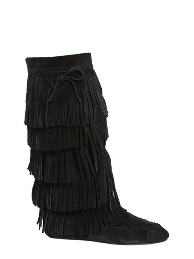 Saint Laurent Boots In Black