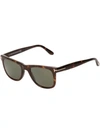 Tom Ford Rectangular Frame Sunglasses In Brown
