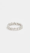 Suzanne Kalan 18k Fireworks Gold Eternity Band Ring In White Gold