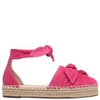 Schutz Miryanne Flat Espadrille In Aurora Pink