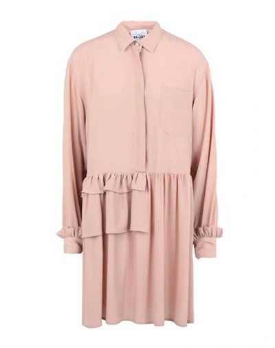 Si-jay Short Dress In Pastel Pink