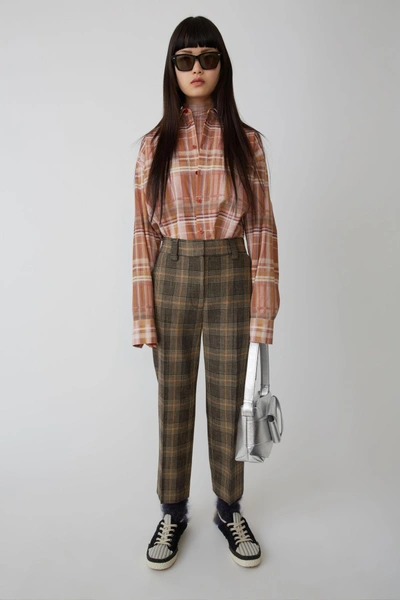 Acne Studios Tapered Trousers Brown/beige