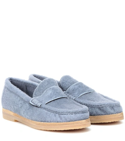 Stuart Weitzman Bromley Genuine Shearling Loafer In Dovchi