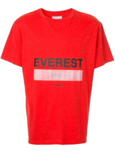 Yoshiokubo Everest T-shirt In Red