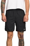 Rvca Spectrum Sport Shorts In Black
