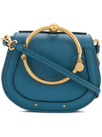 Chloé Mini Nile Bag In Blue