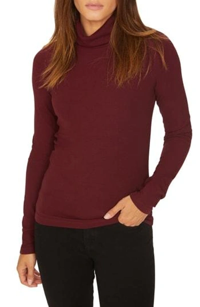 Sanctuary Essential Turtleneck Top In Scarlet