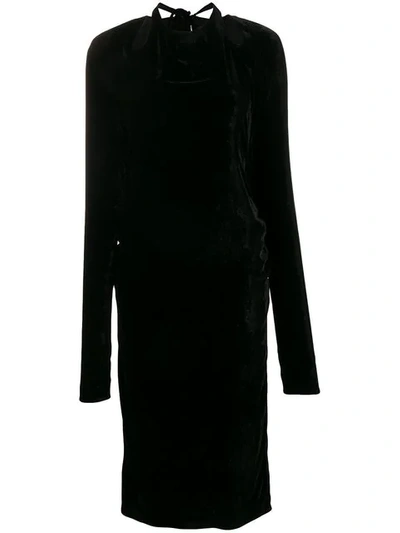 Almaz Cut-out Detail Dress - Black