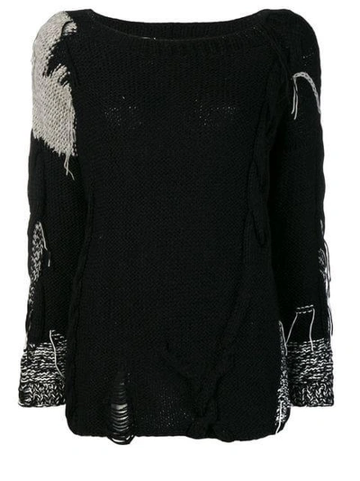 Almaz Round Neck Jumper - Black