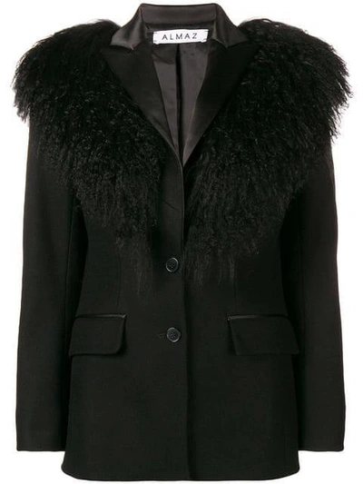 Almaz Mongolian Blazer - Black