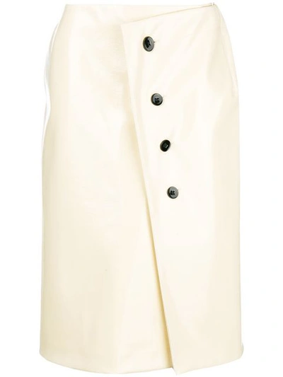 Jil Sander High-waisted Wrap Skirt - White