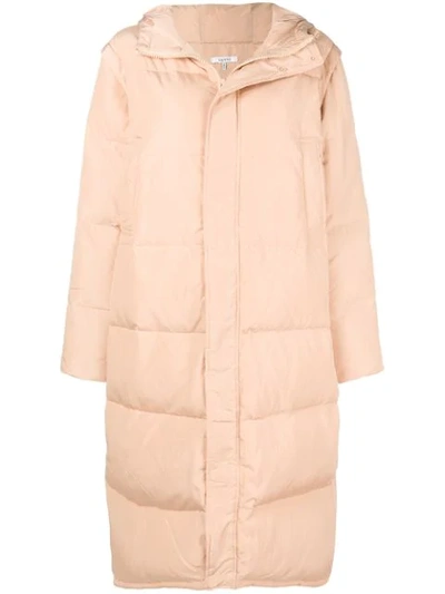 Ganni Oversized Puffer Coat - Neutrals