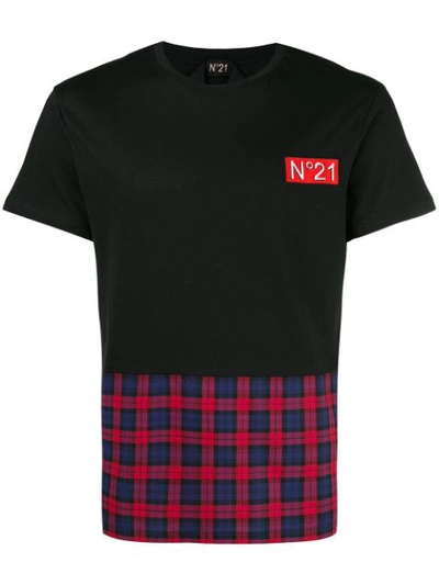 N°21 Nº21 Double Layered T-shirt - Black