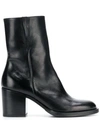 Pantanetti Side Zip Ankle Boots  In Black