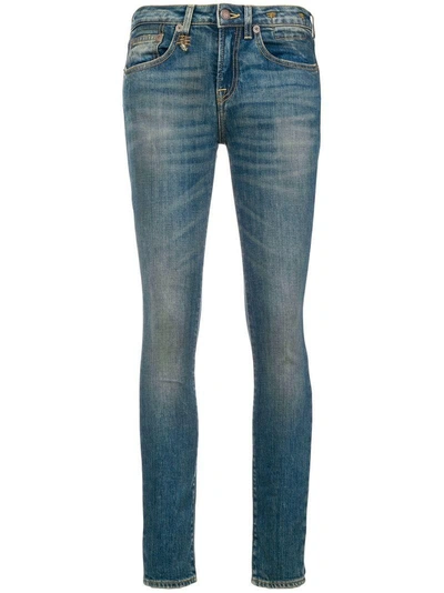R13 Low-rise Skinny Jeans - Blue In Blue