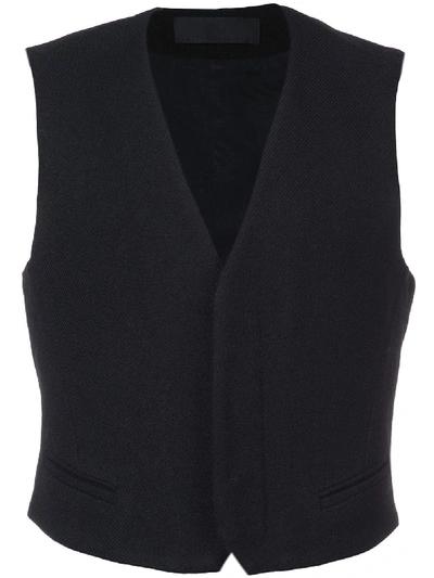 Haider Ackermann - Wool Waistcoat - Mens - Black