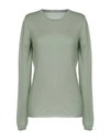 Malo Cashmere Blend In Military Green