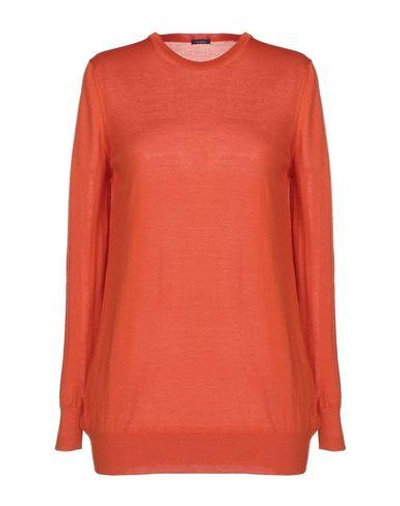 Malo Cashmere Blend In Orange