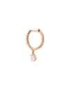 Anita Ko Huggies 18-karat Rose Gold Diamond Single Hoop Earring