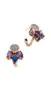 Voodoo Jewels Sava Earrings In Blue/purple