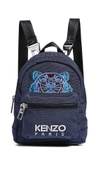 Kenzo Mini Backpack In Navy Blue