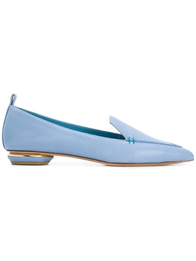 Nicholas Kirkwood 18mm Beya Loafers In Blue