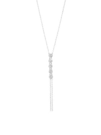 Phillips House 14k White Gold & Diamond Infinity Necklace