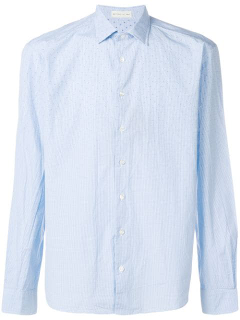 Etro Button Down Shirt In Blue | ModeSens