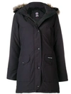 Canada Goose Parka Mit Pelzbesatz - Blau In Blue