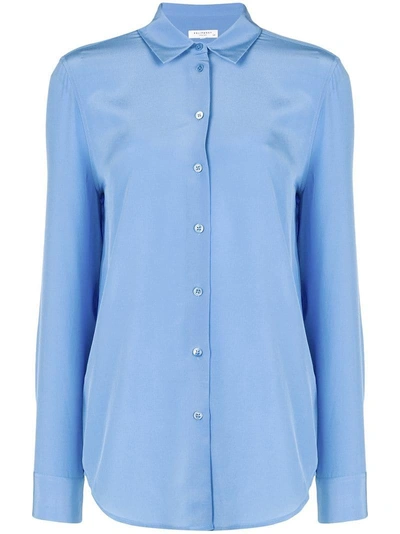 Equipment Button Up Blouse - Blue