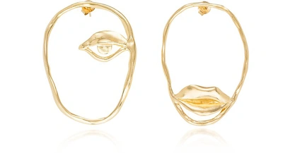 Bjorg Earrings Large Dora Maar Earrings In Gold