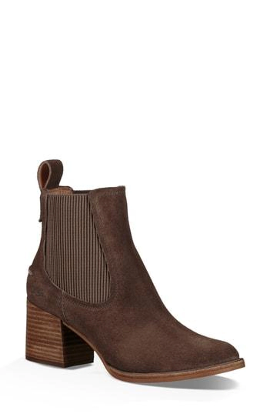 Ugg Faye Chelsea Bootie In Mysterious Suede ModeSens