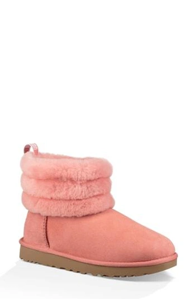 Ugg Classic Mini Fluff Quilted Shaft Boot In Lantana Suede | ModeSens