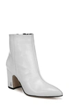 Sam Edelman Hilty Bootie In Bright White Patent Leather