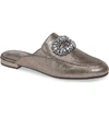 Adrianna Papell Becky Embellished Mule In Pewter