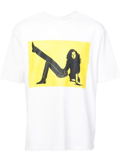 Calvin Klein Jeans Est.1978 Calvin Klein Jeans Est. 1978 Brooke Shields  Print T-shirt - White | ModeSens
