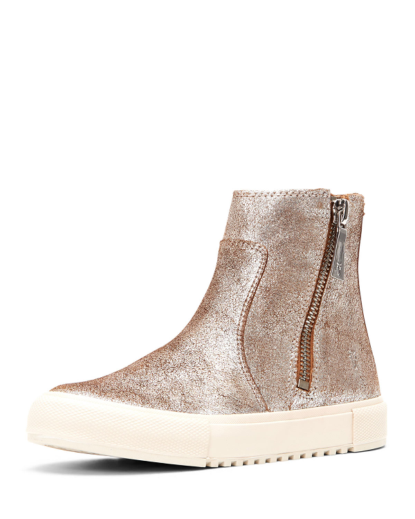 frye metallic sneakers