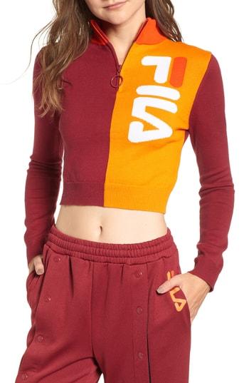 fila crop sweater women's