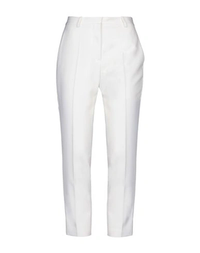 Stella Mccartney Twill Tailored Trousers In Neutro