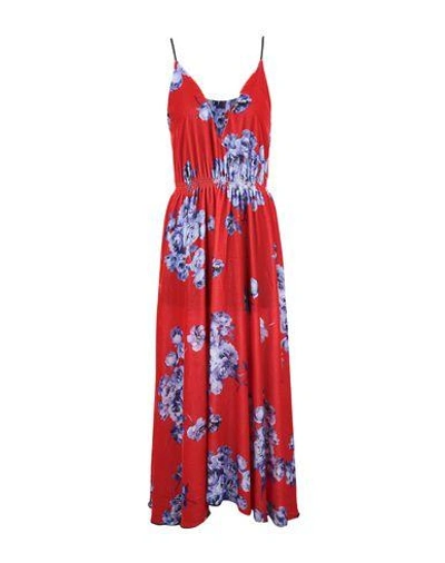 Si-jay Long Dress In Red