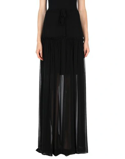 Pinko Le Havre Maxi Skirt In Black