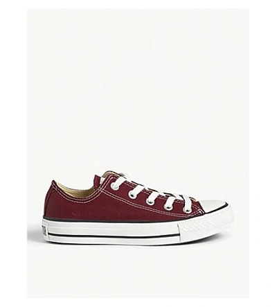 Converse All Star Low-top Trainers In Maroon Canvas