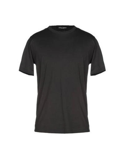 Dolce & Gabbana T-shirt In Steel Grey